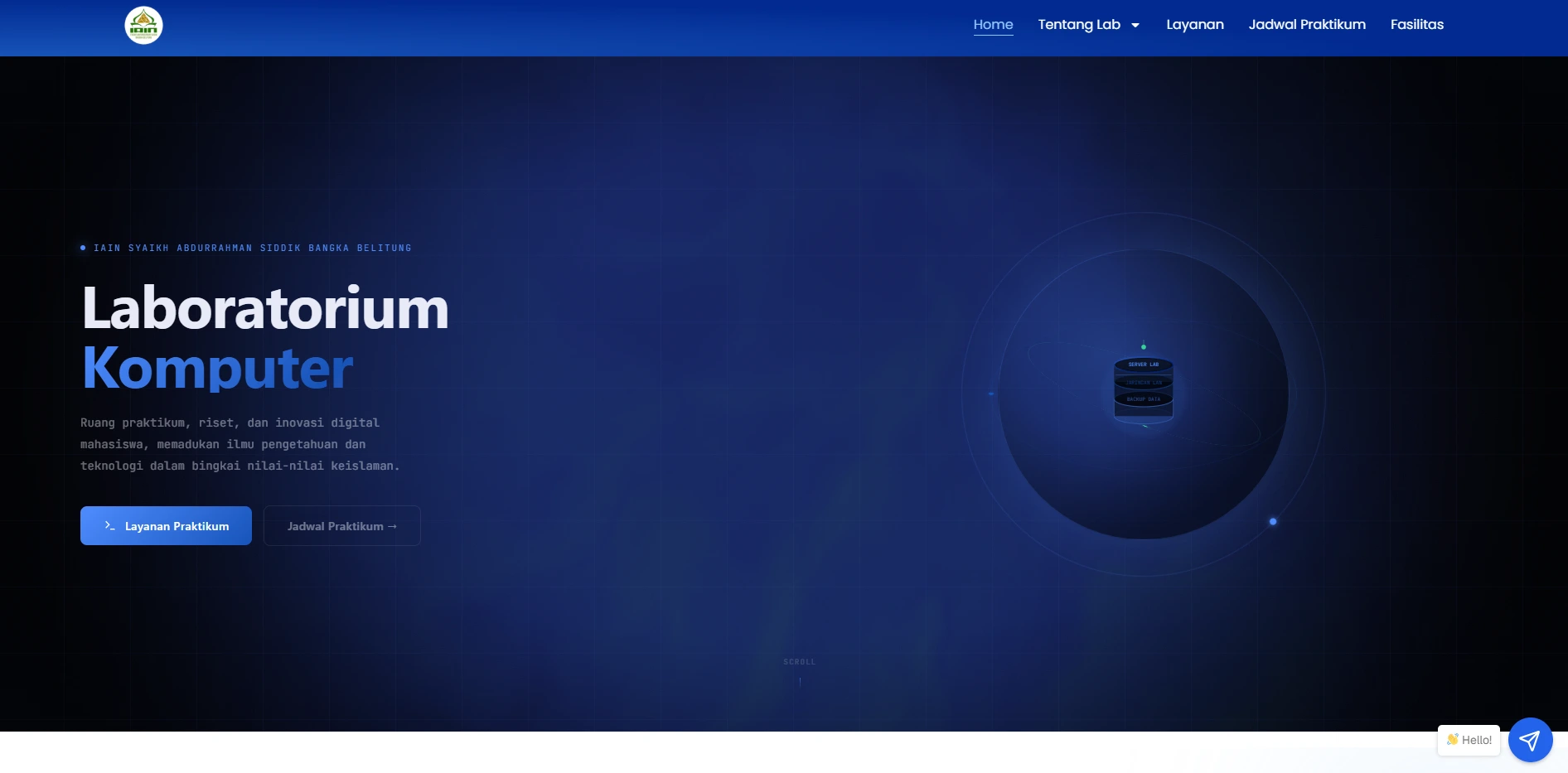 Screenshot LABKOM IAIN SAS BABEL